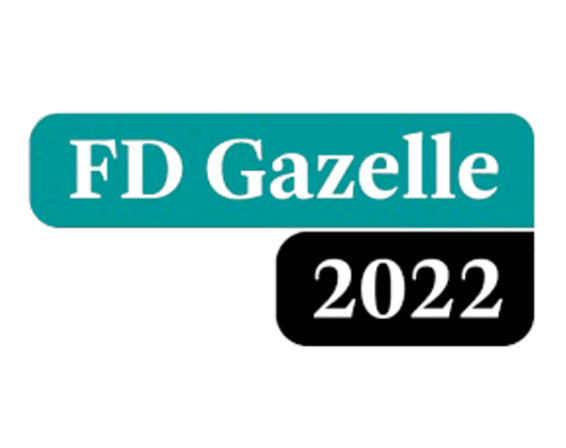 Wir dürfen unser Unternehmen das zweite Jahr in Folge als „FD-Gazelle“ bezeichnen!